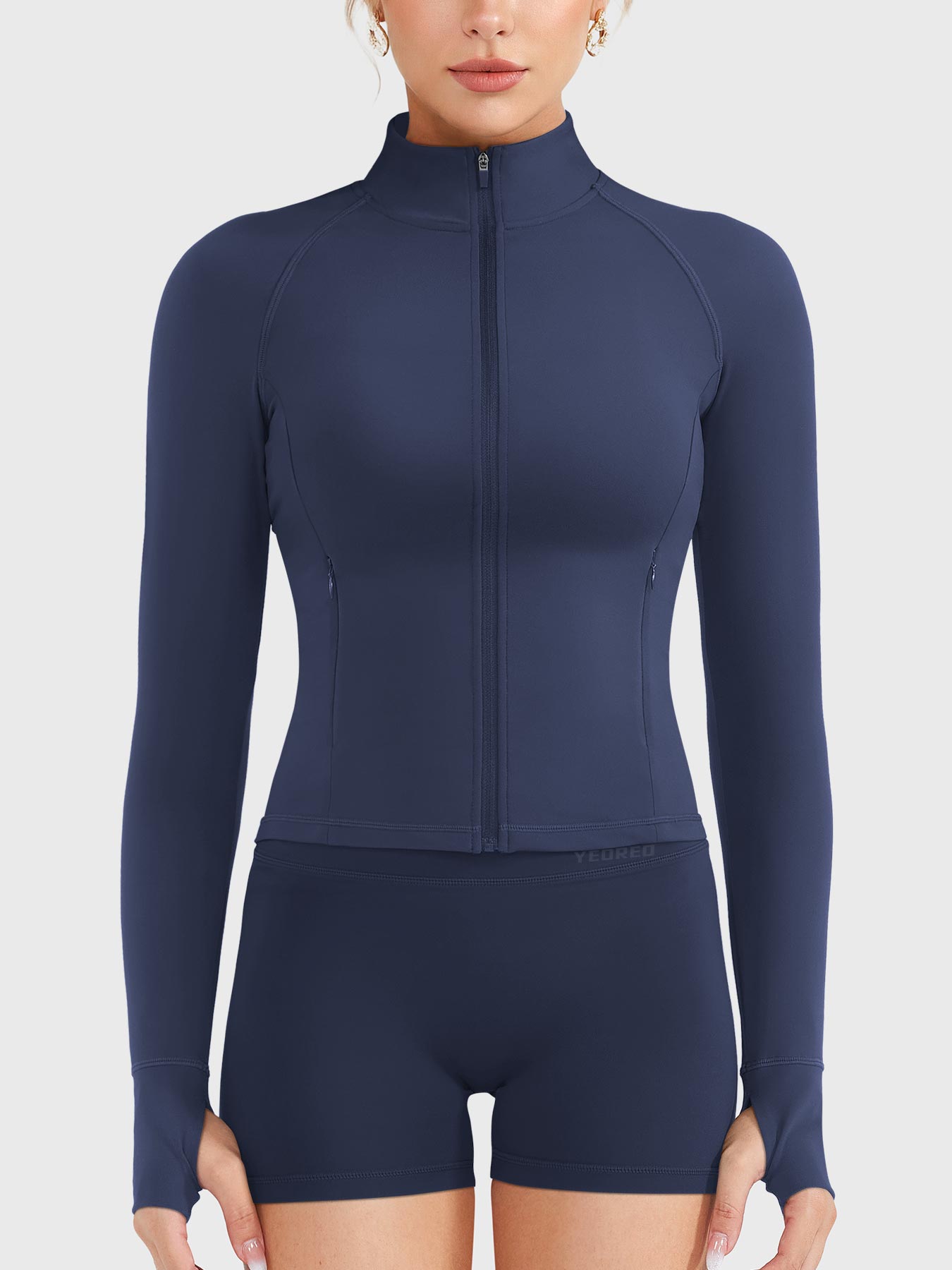 Chaqueta con cremallera