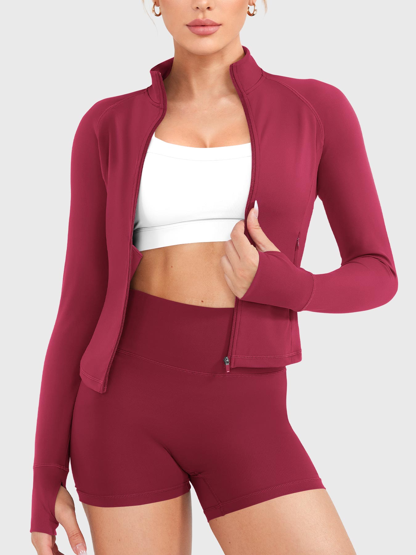 Chaqueta con cremallera