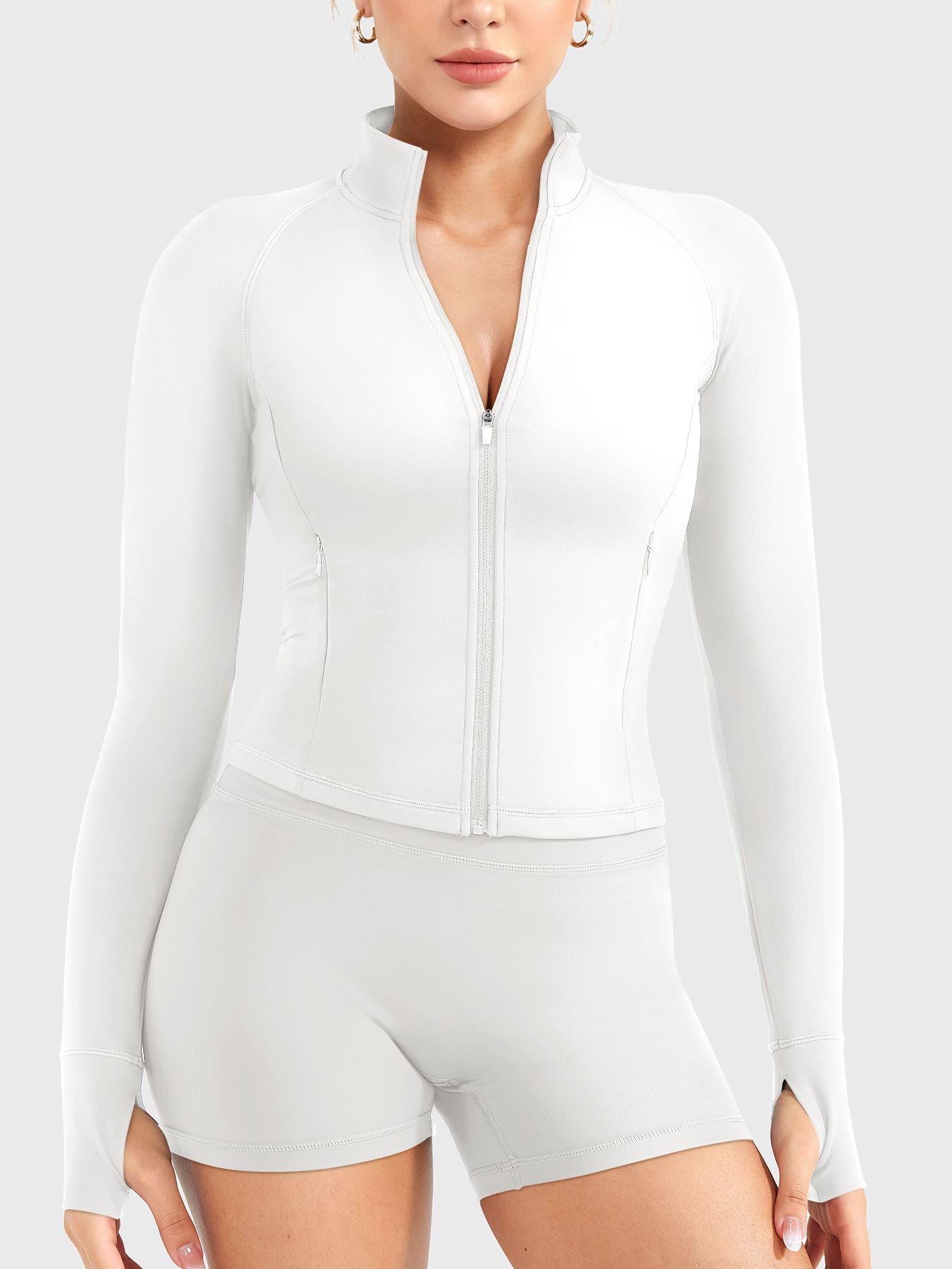 Chaqueta con cremallera