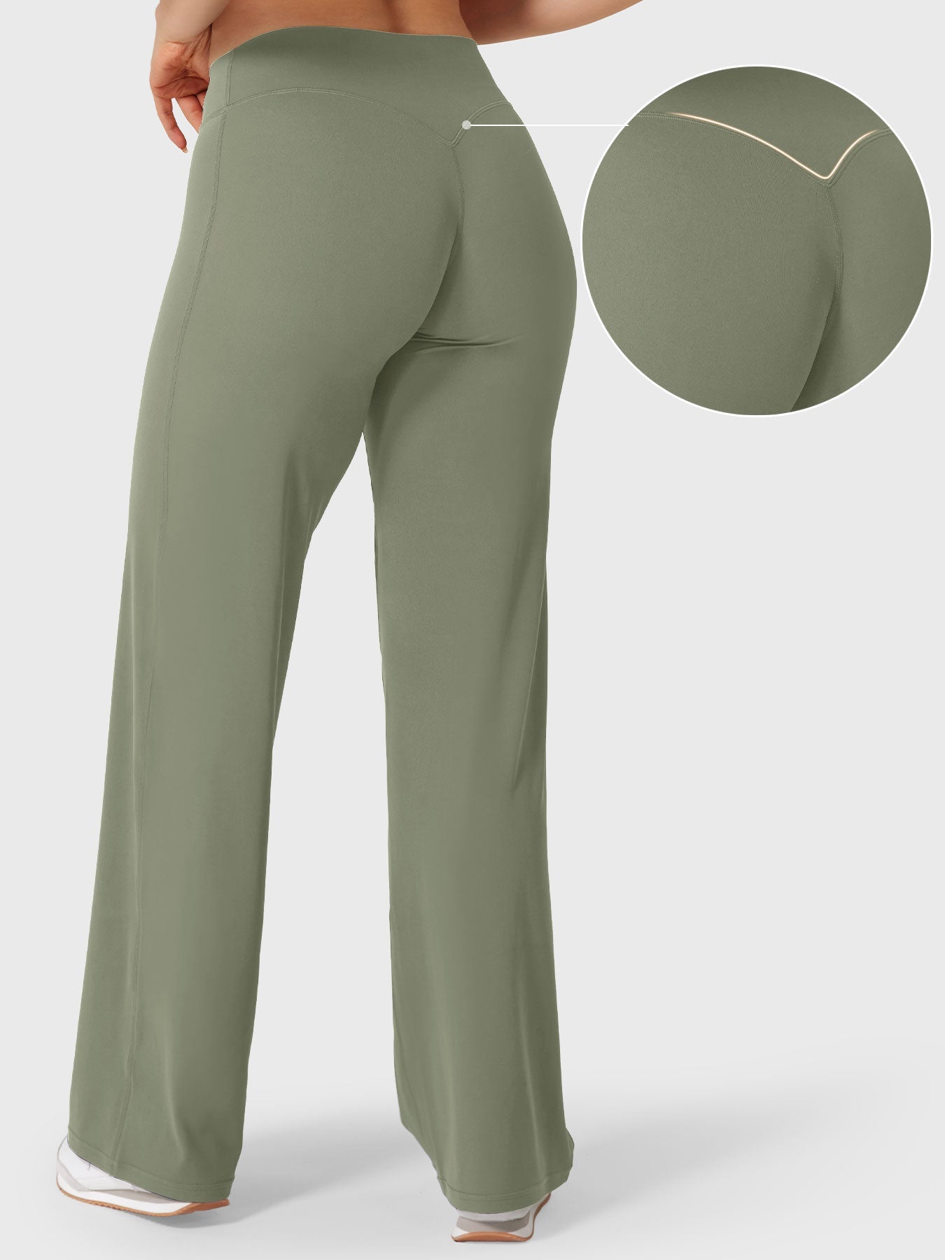 Leggings de 31,5", con cintura baja y pierna recta