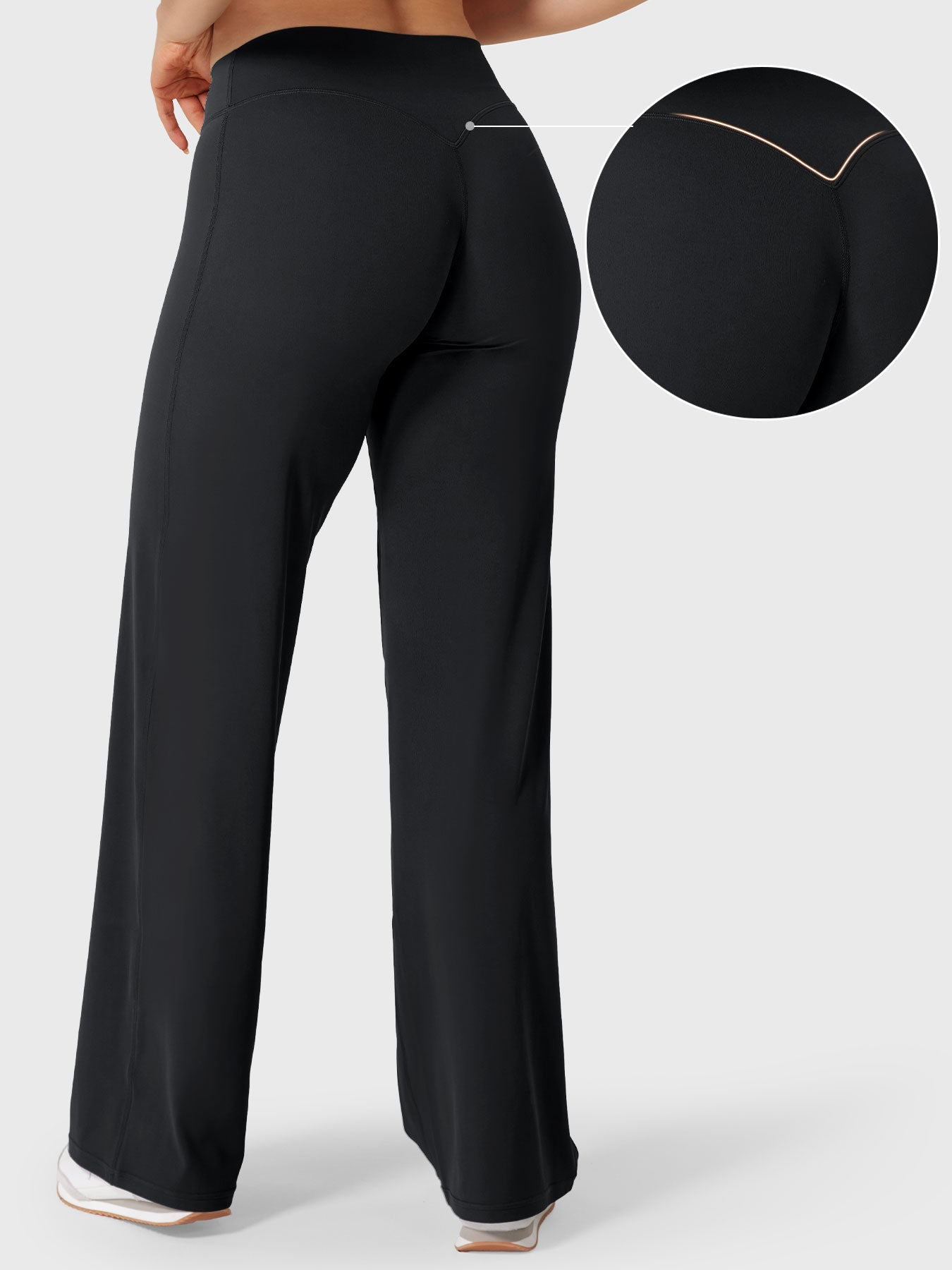 Leggings de 31,5", con cintura baja y pierna recta